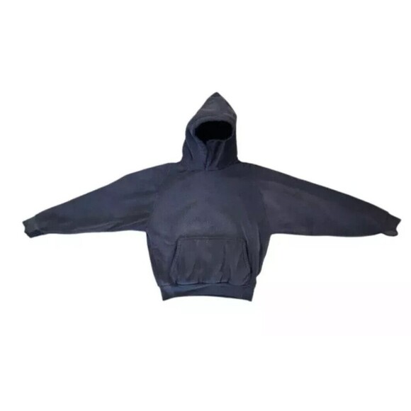 YEEZY GAP UNRELEASED - H09 Polar Fleece Regular Fit Hoodie Navy - Men's Size XS - Picture 1 of 5